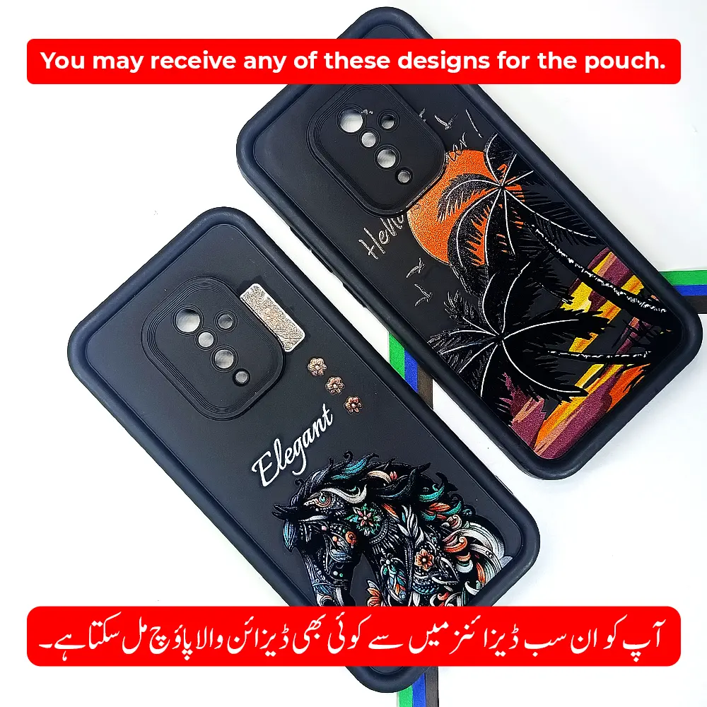 Vivo S1 Pro & Y51 Printed Soft Silicone Back Case (Black)