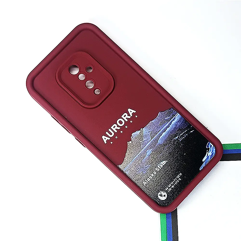 Vivo S1 Pro & Y51 Printed Soft Silicone Back Case (Maroon)