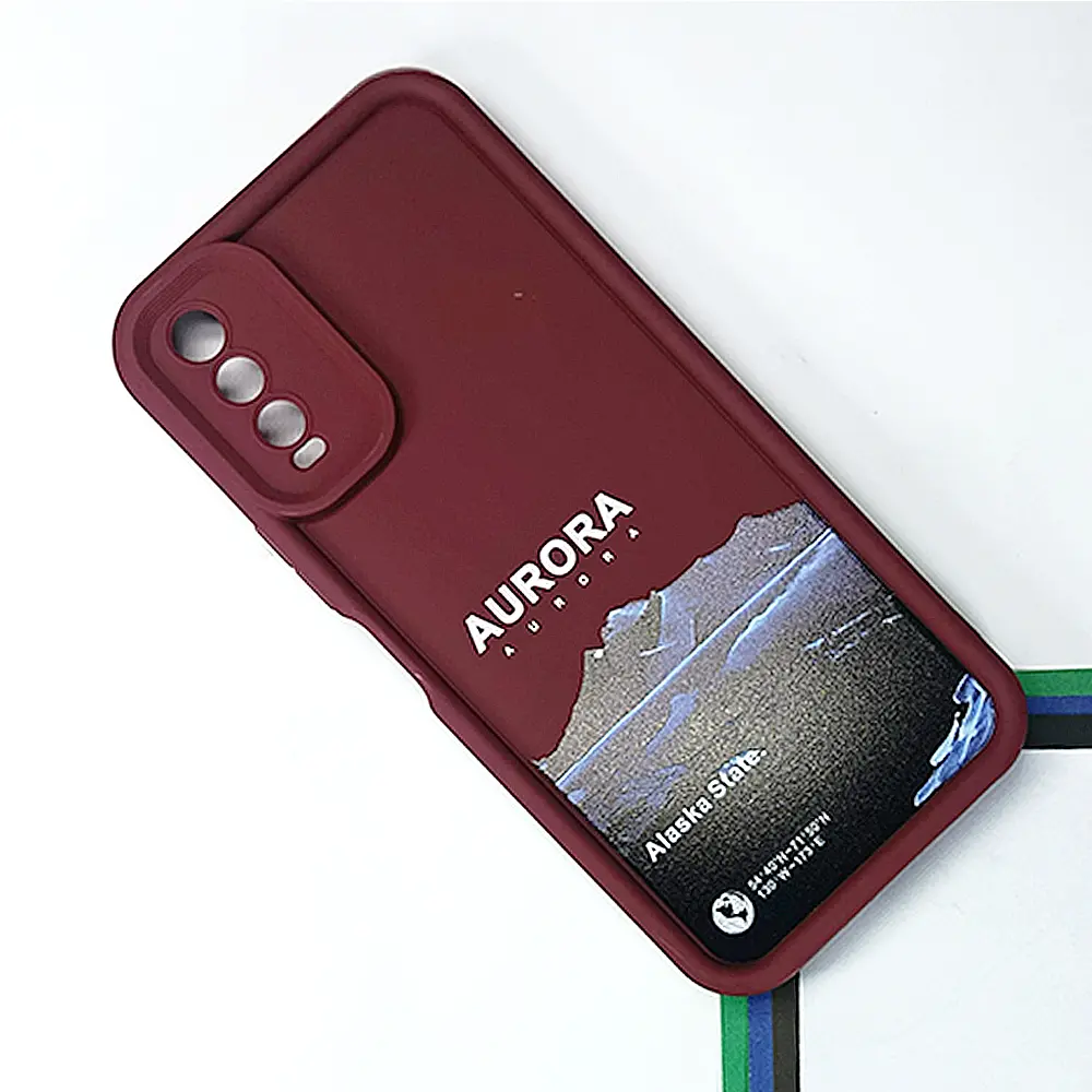 Vivo Y20/Y12A/Y20S/Y12A Printed Soft Silicone Back Case (Maroon)