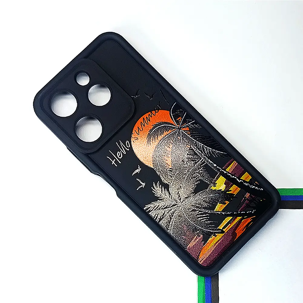 Tecno Spark 10 Pro Printed Soft Silicone Back Case (Black)