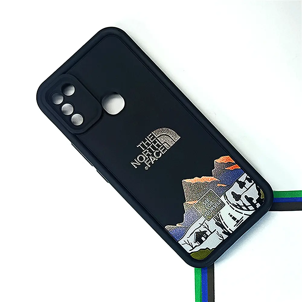 Infinix Hot 10 Play| Hot 11 Play Printed Soft Silicone Back Case (Black)