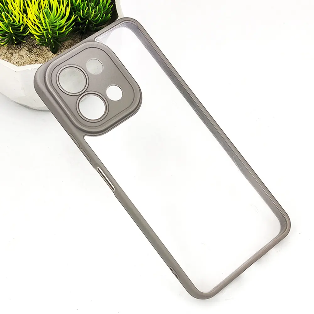  Vivo Y28 4G Color & Transparent Spigen Back Case (Titanium)