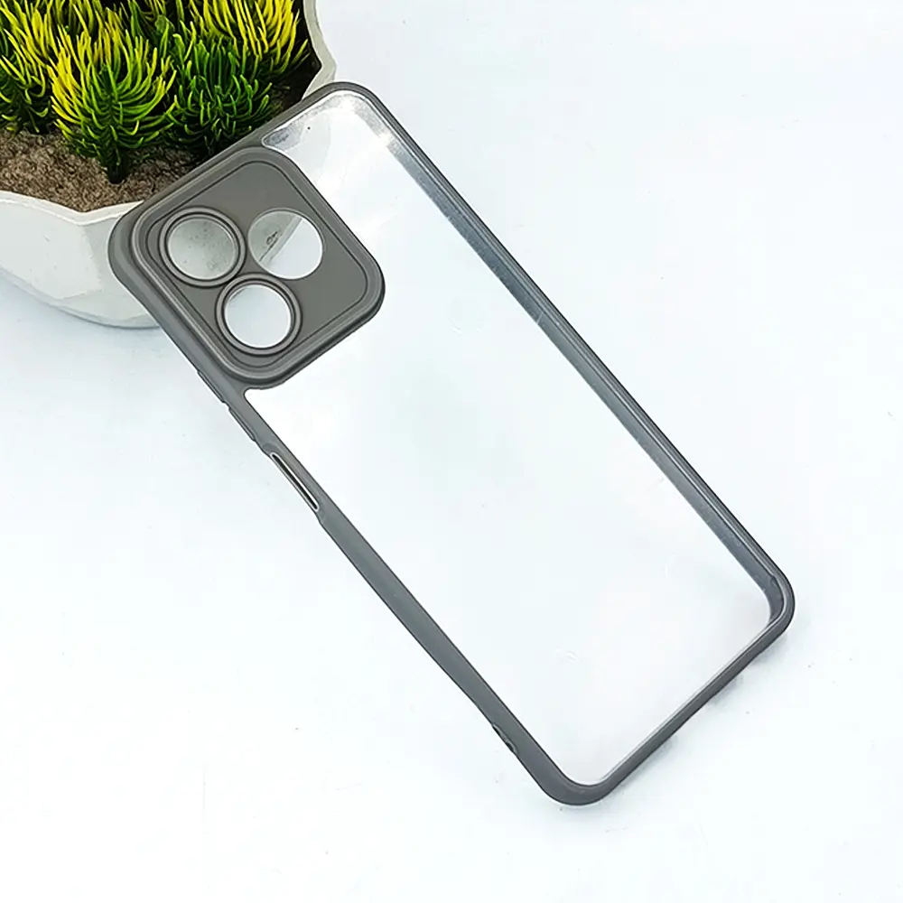 Oppo Realme C51|C53|Note 50 Color & Transparent Spigen Back Case (Titanium)
