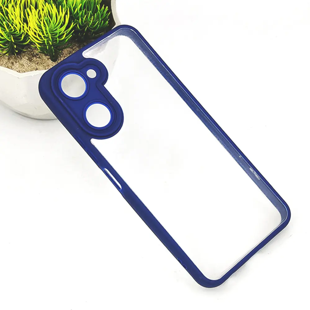Oppo Realme Note 60 4G Color & Transparent Spigen Back Case (Navy Blue)