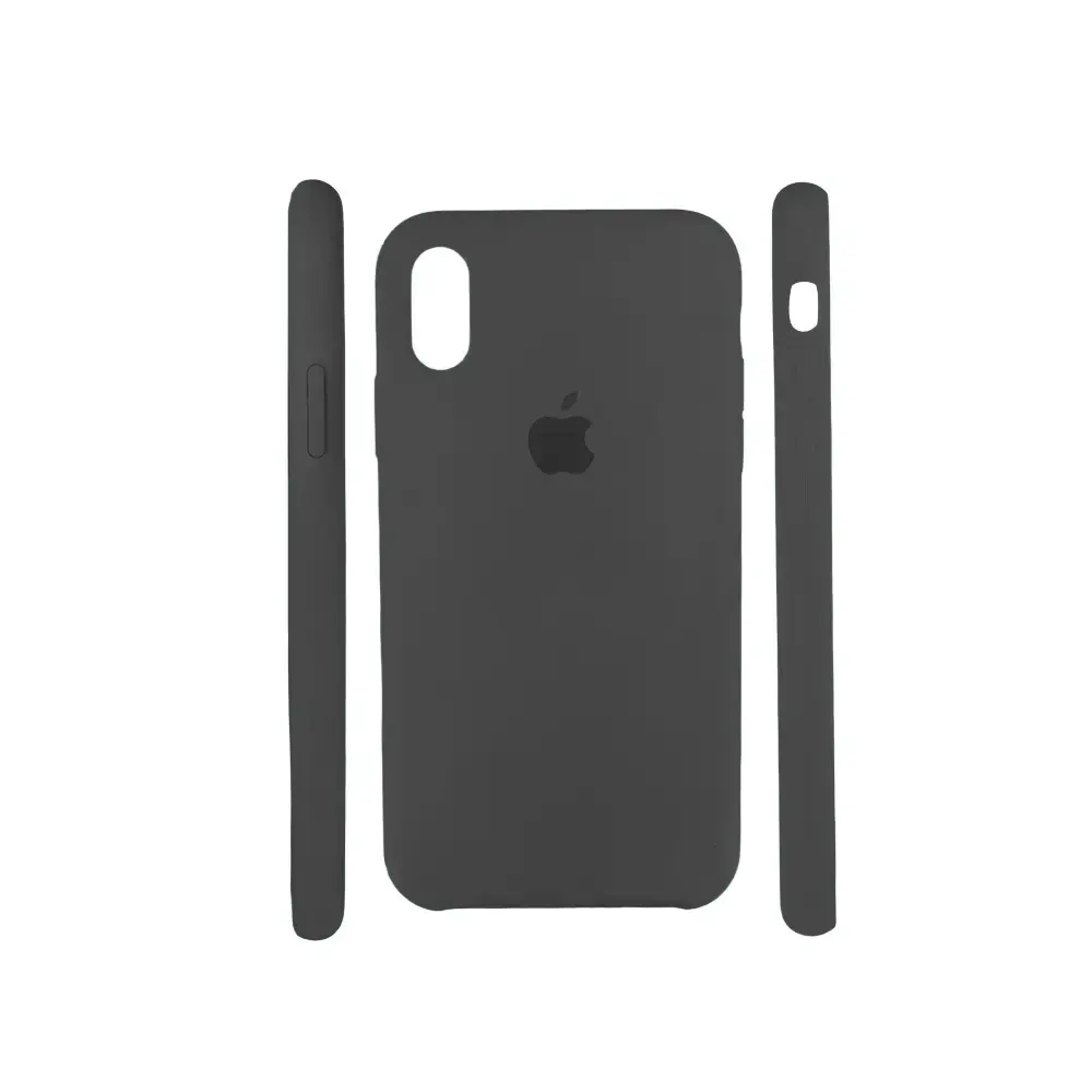 iPhone XR Original Official Soft Silky Back Case (Gray)