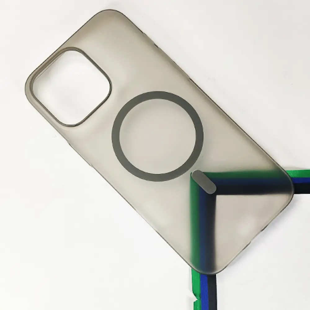 iPhone 16 Pro Max MagSafe & Matt Hard Paper Back Case (Black)