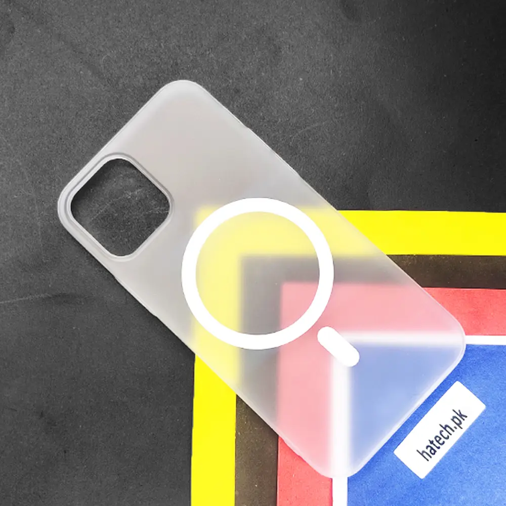 iPhone 12/12 Pro MagSafe & Matt Hard Paper Back Case (White)