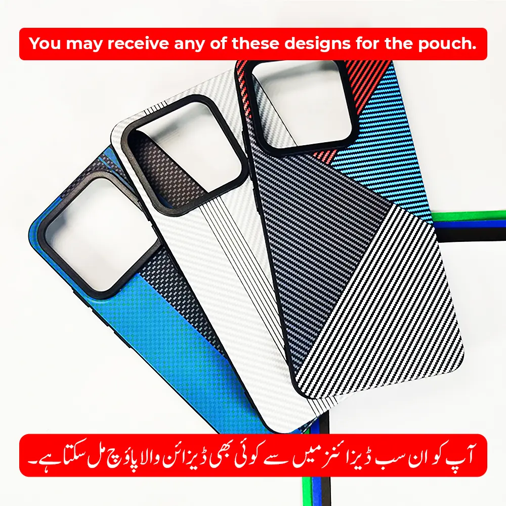 [PO58BMINOT14-3-2] Xiaomi Redmi Note 14 4G 3D PITAKA Fiber Fusion Stripe Edition Back Case (Black)