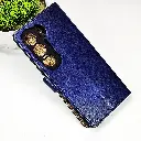 Tecno Camon 40 Pro 4G NMT Premium Luxuary Leather Book Case (Navy Blue)