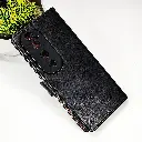 Vivo V40 5G NMT Premium Luxuary Leather Book Case (Black)