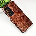 Samsung Galaxy A23 4G NMT Premium Luxuary Leather Book Case (Dark Brown) 