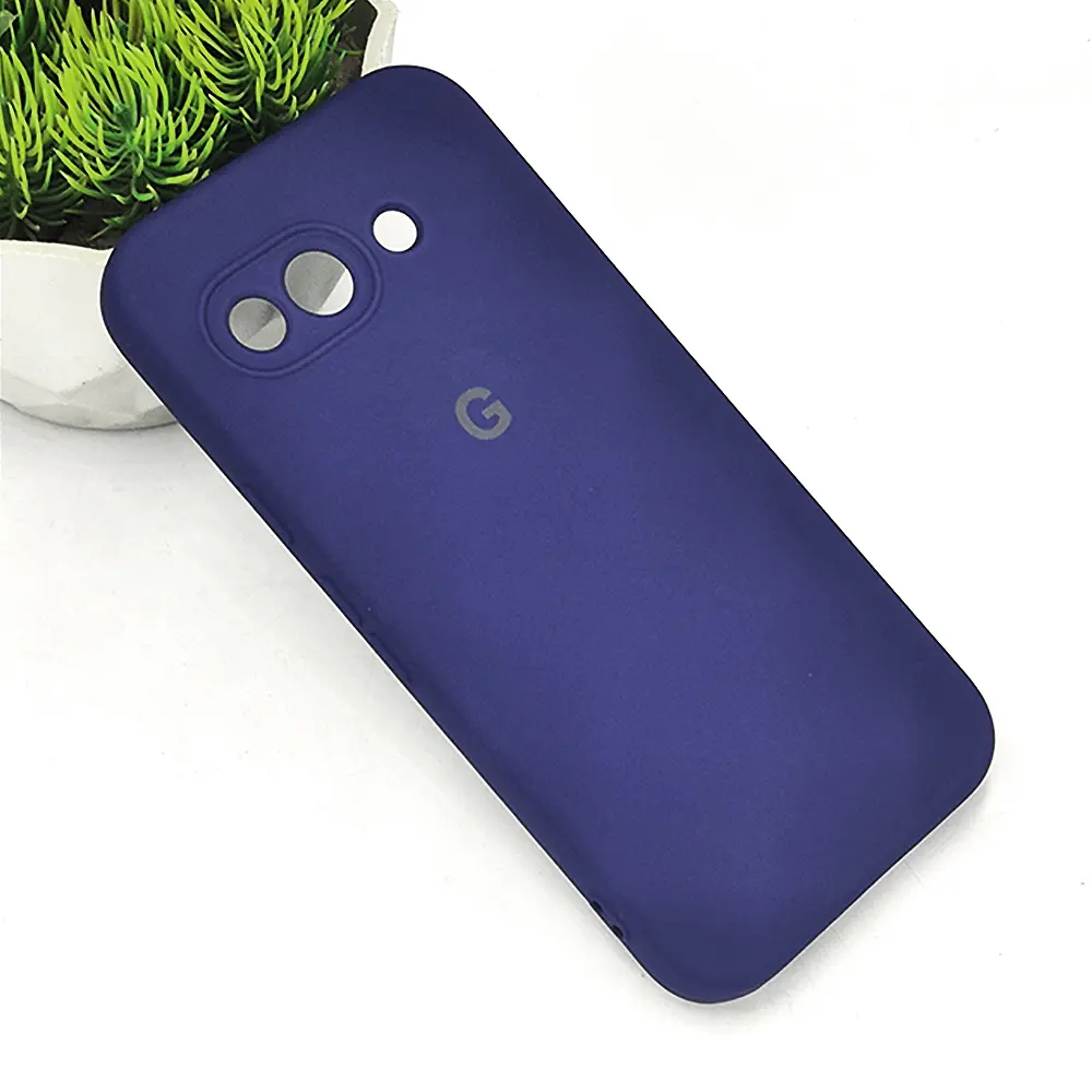 Google Pixel 9A Official Soft Silky Back Case (Navy Blue)