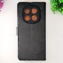 Xiaomi Redmi Note 14 Pro 4G NMT Premium Luxuary Leather Book Case (Black)