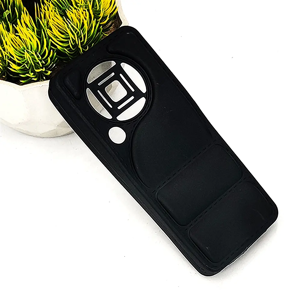 iTel Muzik 400 Pro|iTel 5095 Soft Silicone Back Case (Black)