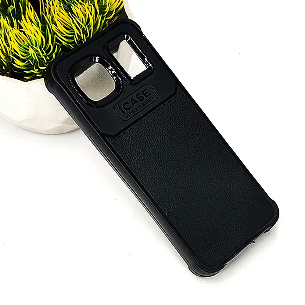 iTel Power 700 Soft Silicone Back Case (Black)