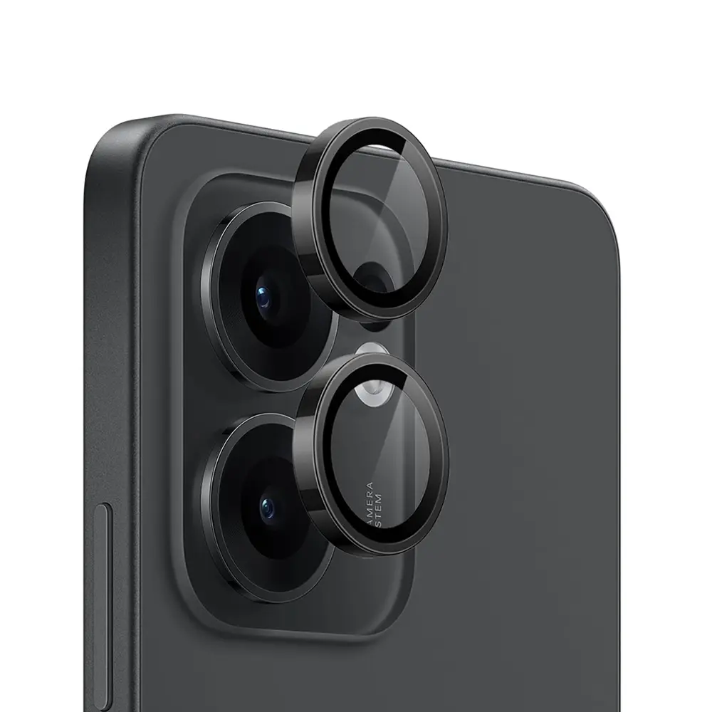 Oppo Reno 13F Camera Rings - (Black) | Durable Protection for Your Lens 