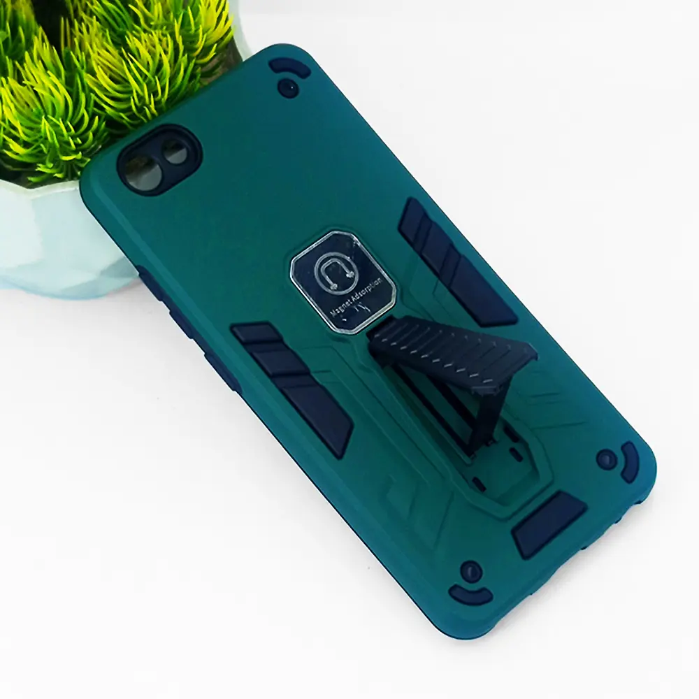 Vivo Y71 Armour Back Case (Green)