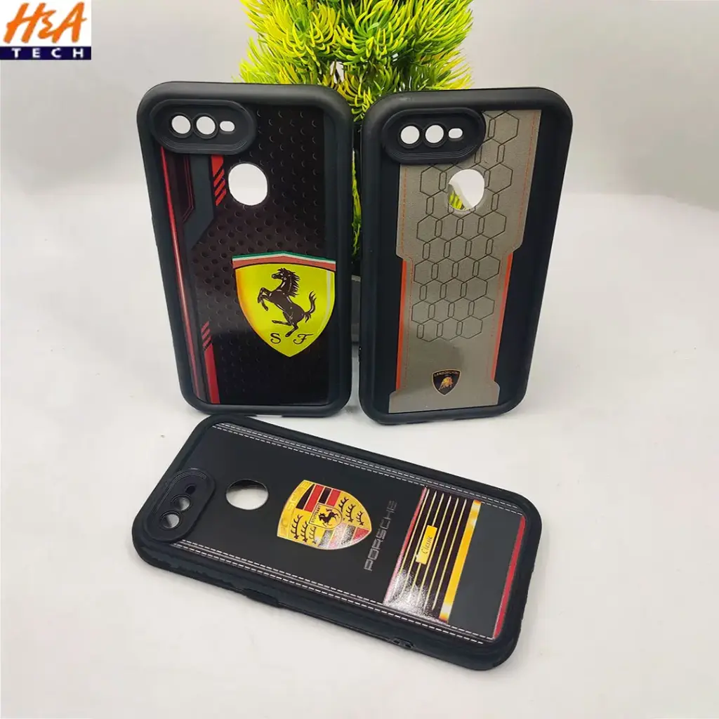 [PO14BOA5S-31-2] Black Logo Soft Silicone Printed Back Case OPPO A5S A12 A11K A7 & realme 9i