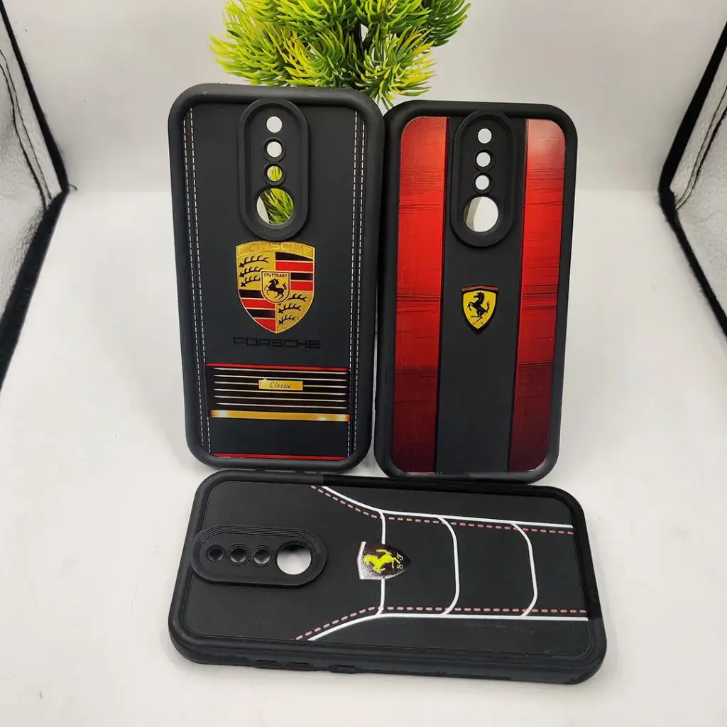 Xaiomi Redmi 8 Logo Soft Silicone Printed Back Case (Black)