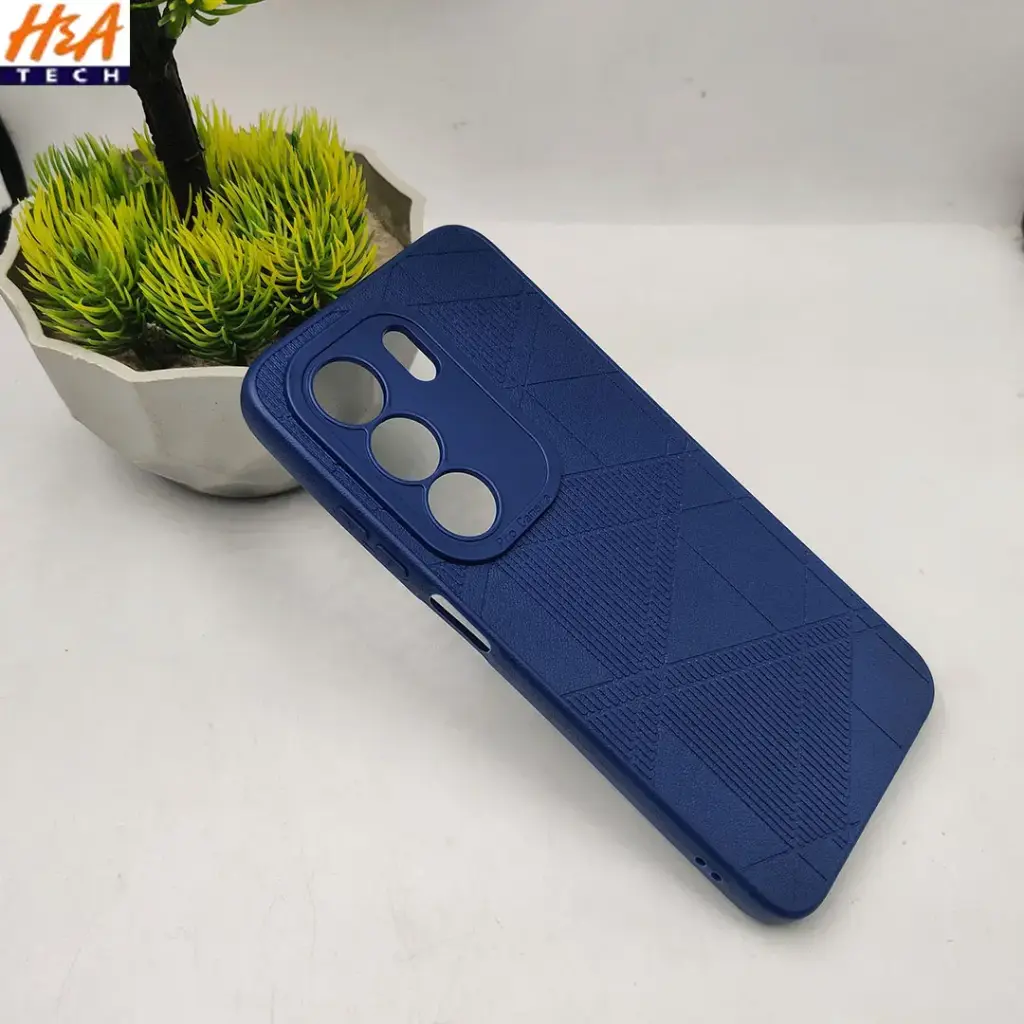 iTel Power P70 Soft Texture Silicone Back Case (Navy Blue)