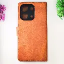 Xiaomi Redmi Note 13 4G NMT Premium Luxuary Leather Book Case (Golden)
