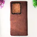 Xaiomi Redmi Note 13 Pro 4G NMT Premium Luxuary Leather Book Case (Dark Brown)