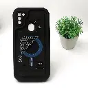 Samsung Galaxy A11 Soft Silicone 3D Printed Back Case (Black)