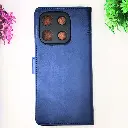 Xiaomi Redmi Note 13 4G NMT Premium Luxuary Leather Book Case (Navy Blue)