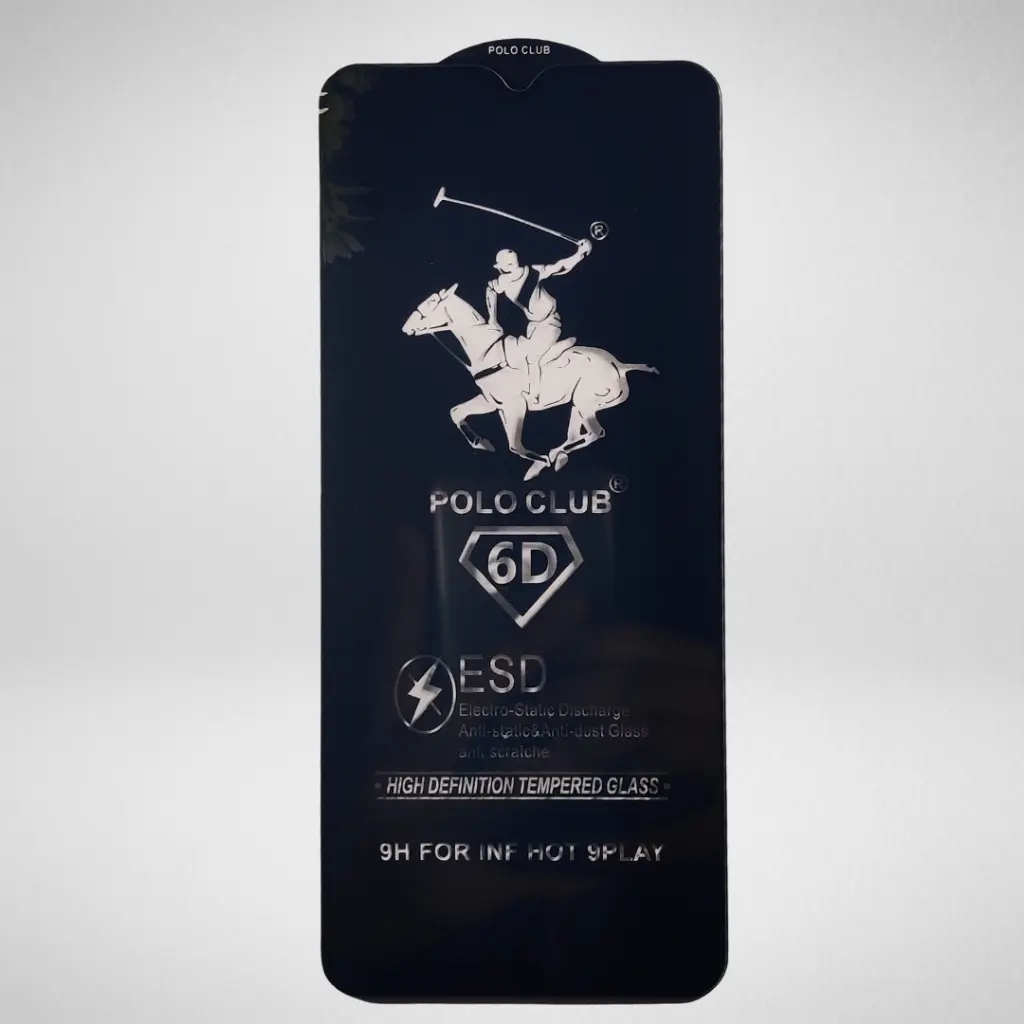 [PL6IHOT9PY-14-2] Infinix Hot 9 Play & Hot 10 Play Polo Club 6D Tempered Glass Protector