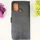 Infinix Hot 11 Play|Hot 10 Play|Hot 9 Play|Smart 5 india NMT Premium Luxuary Leather Book Case (Black)