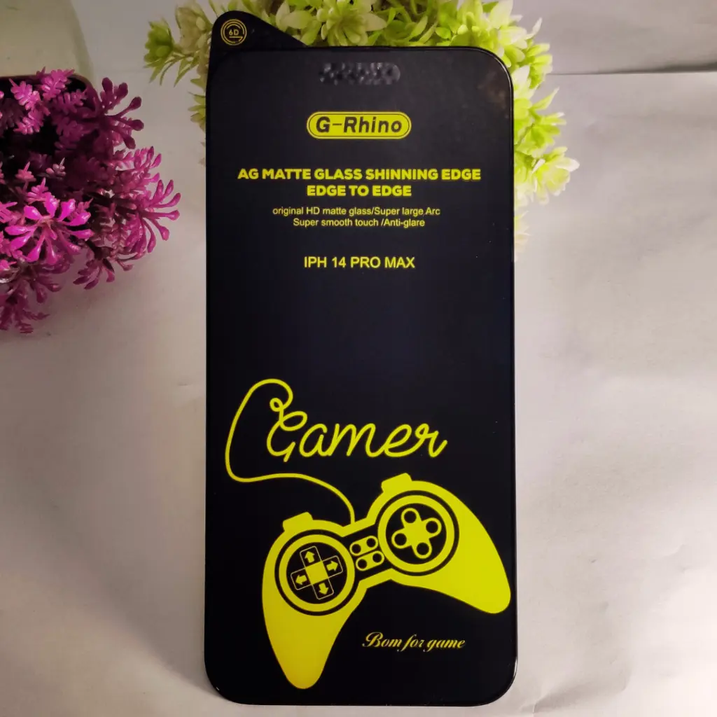 [PL18IP14PMX-6-2] G Rhino Tempered Matte Glass for iPhone 14 Pro Max - Ultimate Screen Protection