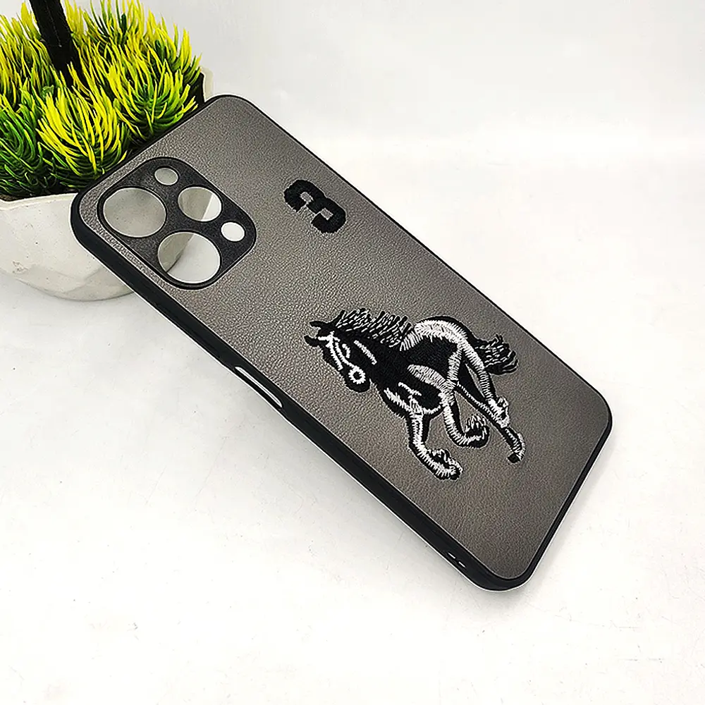 Redmi 12 4G Santa Barbara Polo Raquet Back Case (Gray)