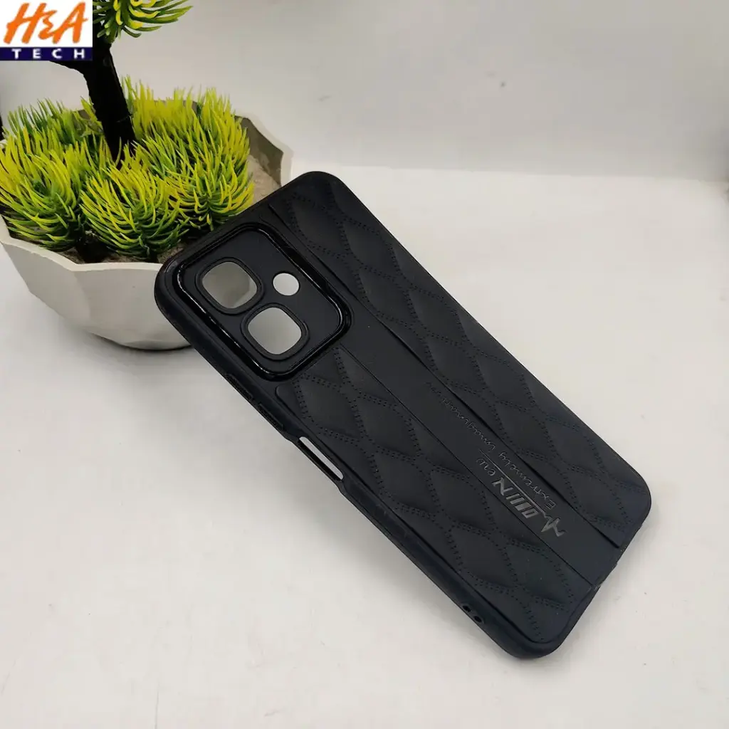 Infinix Smart 10|Tecno Spark Go 2 New Soft Silicone Back Case (Black)