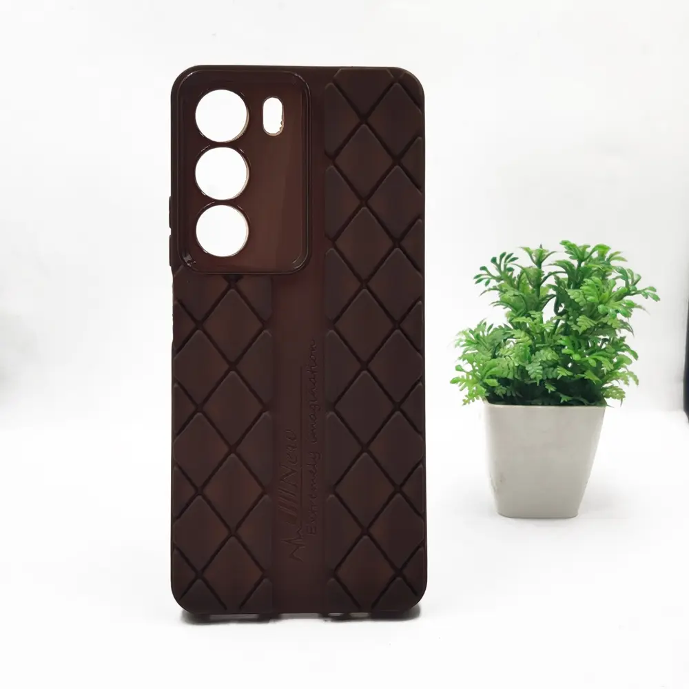 Oppo Realme C71 4G New Extremely imagination Soft Silicone Back Case (Dark Brown)