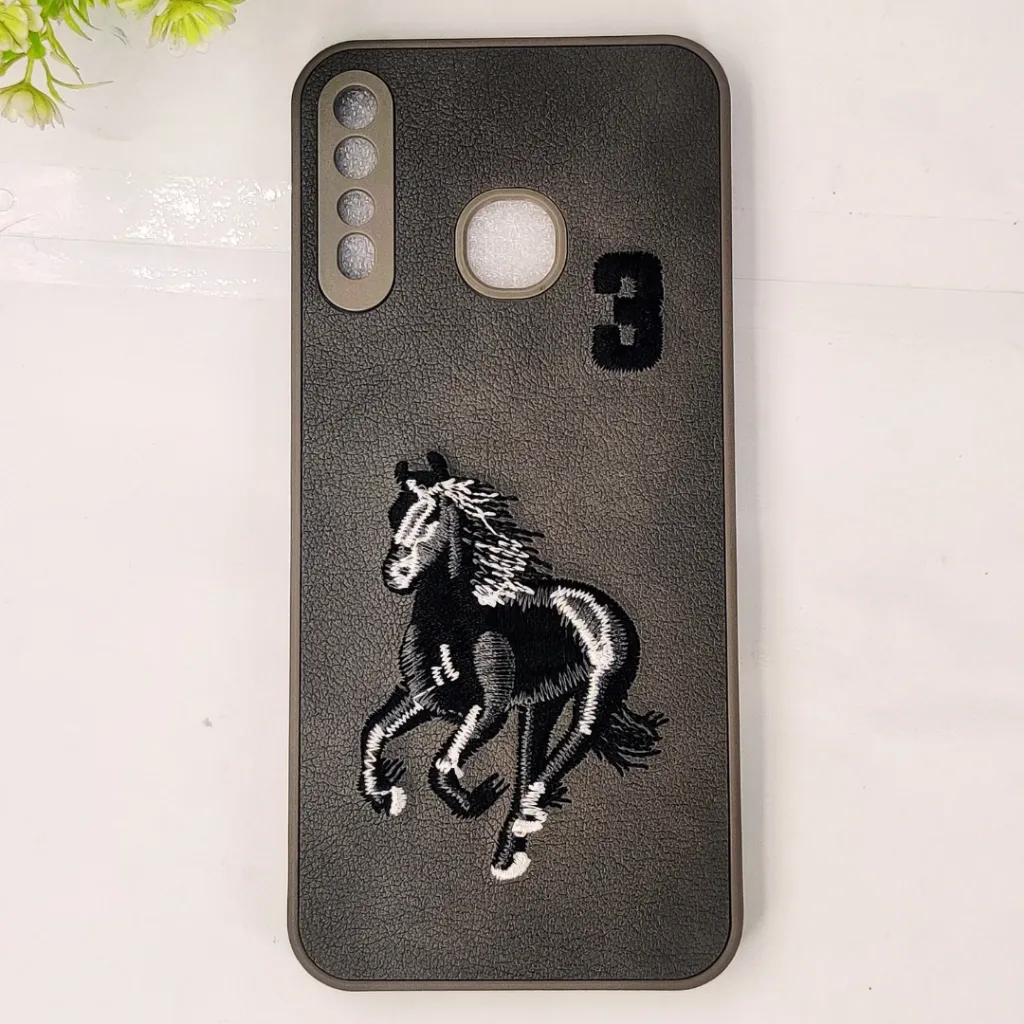 Infinix HOT 8/HOT 8 Lite Santa Barbara Polo Raquet Back Case (Gray)