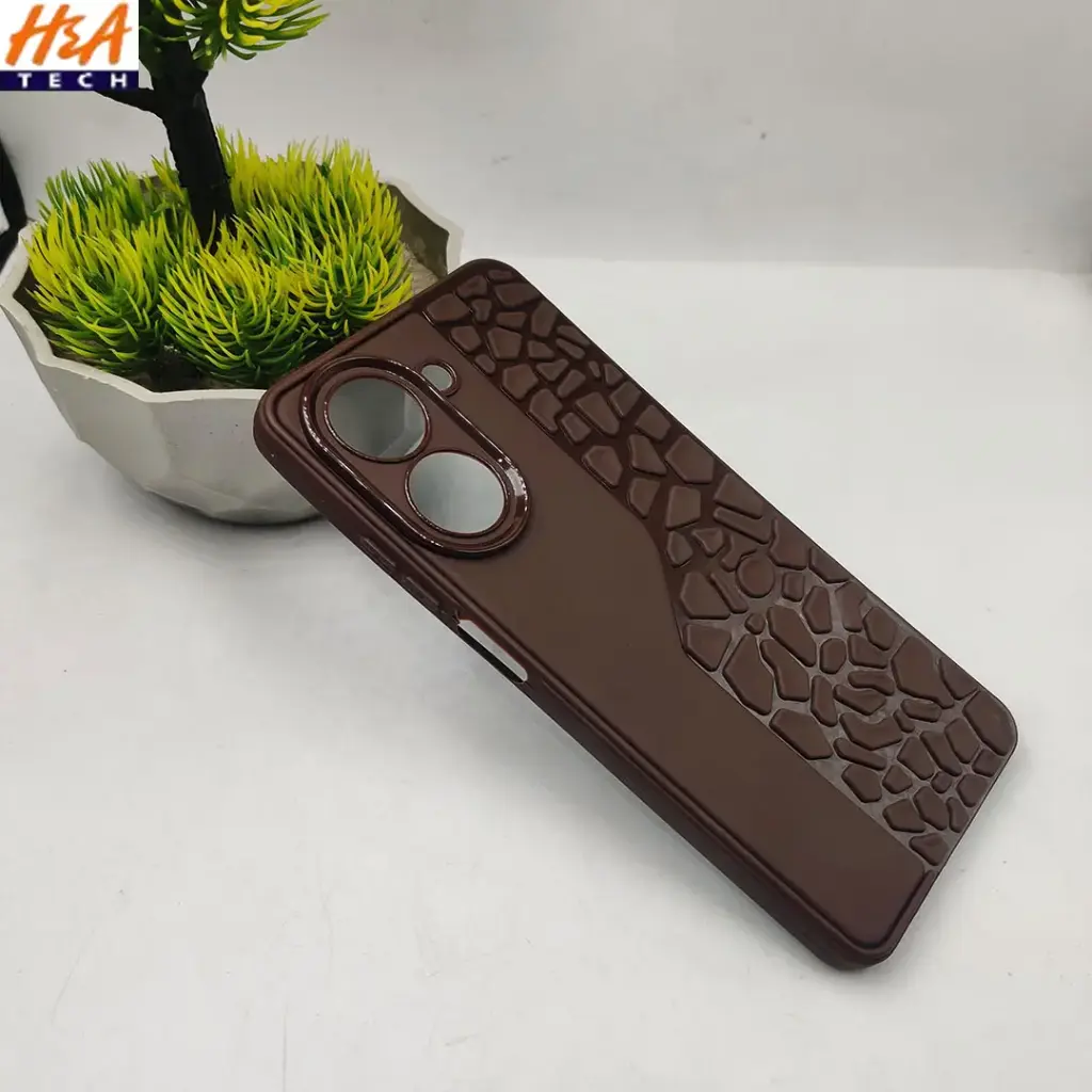  Xiaomi Redmi A5 4G|Poco C71 4G New Soft Silicone Back Case (Dark Brown)