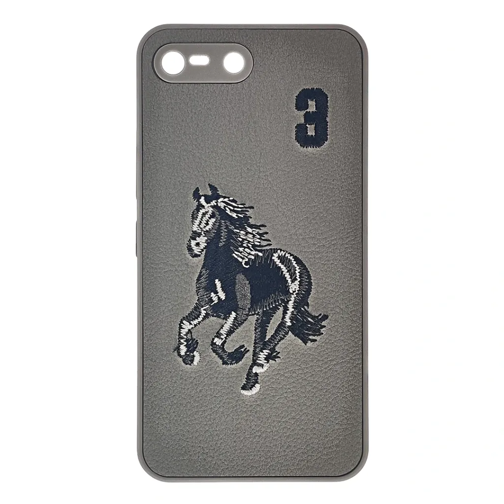 [PO43BITA25-13-9] iTel A25|A25 Pro|A35 Santa Barbara Polo Raquet Back Case (Gray)