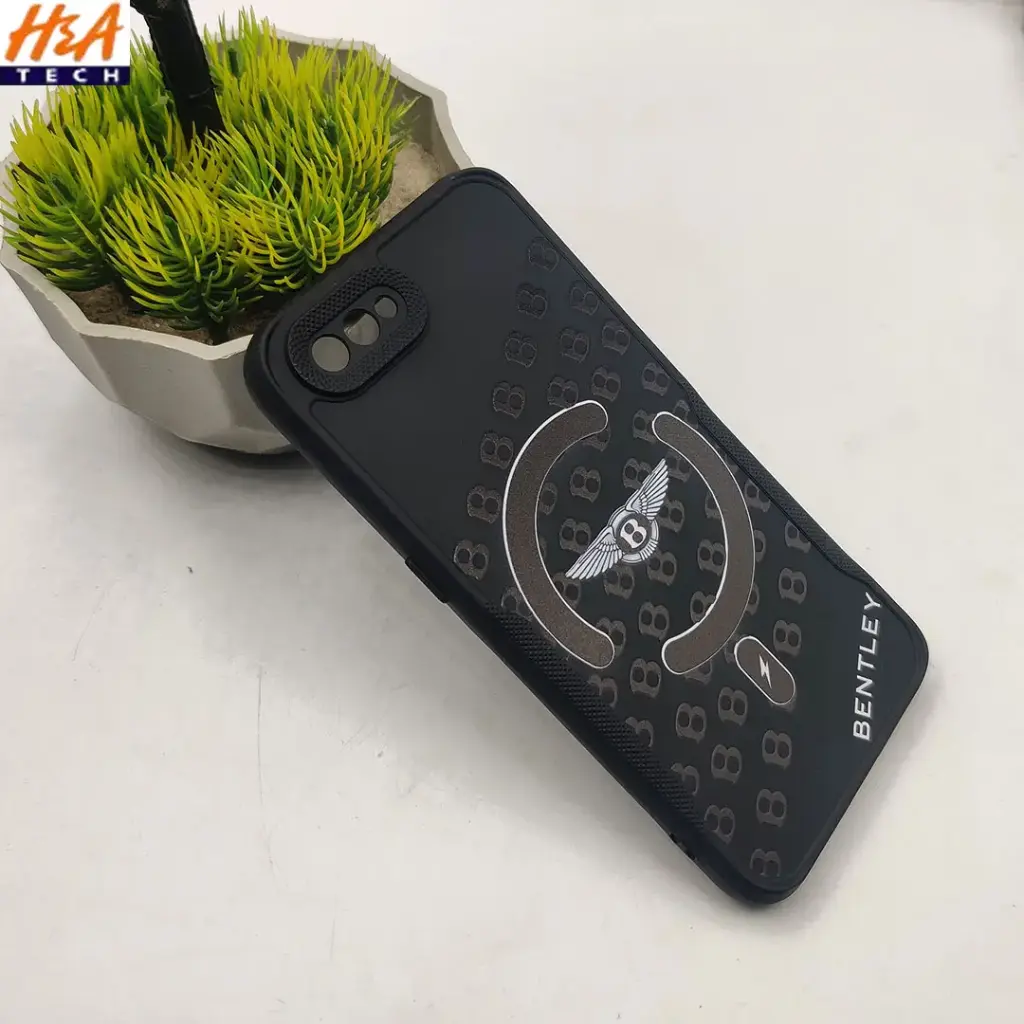 Oppo A1K|Realme C2 3D Printed Soft Silicone Back Case (Black)