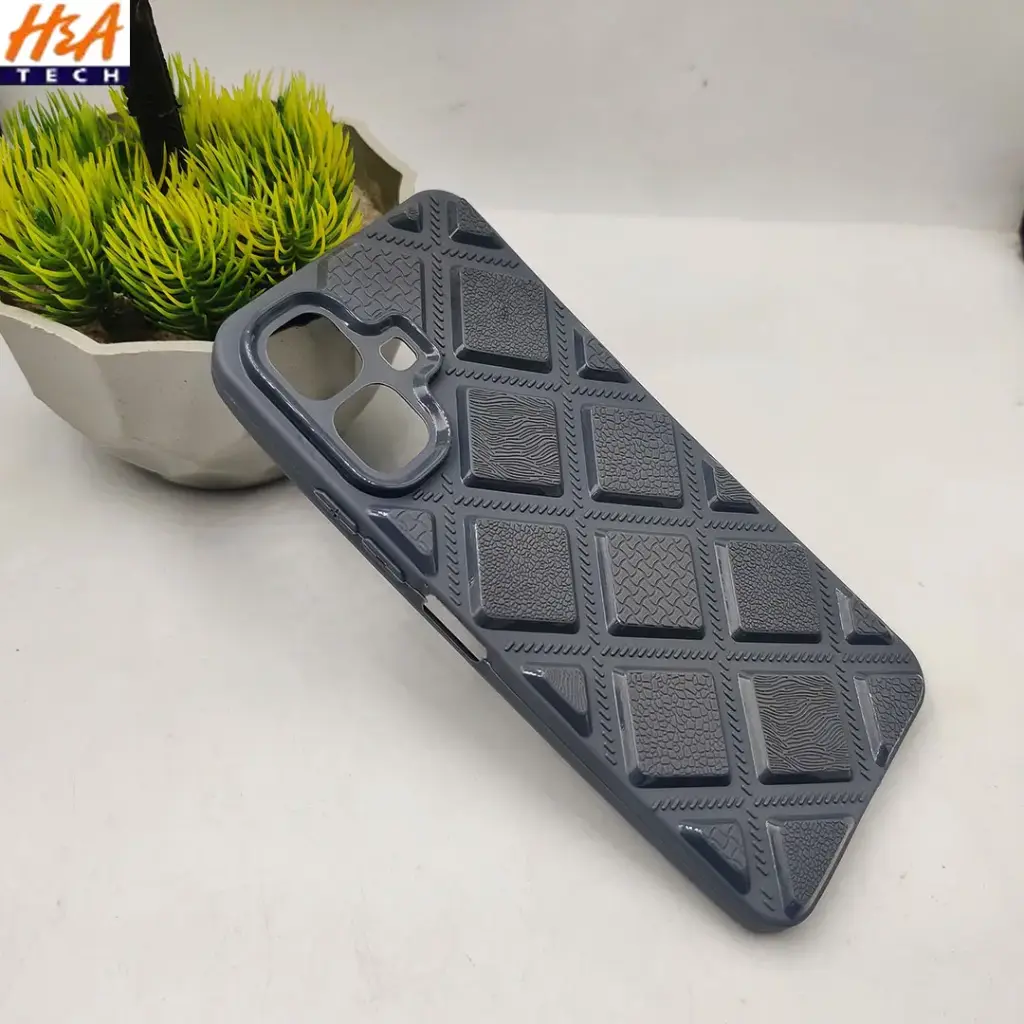 Infinix Smart 10|Tecno Spark Go 2|Pop 10 Soft Silicone Back Case (Gray)