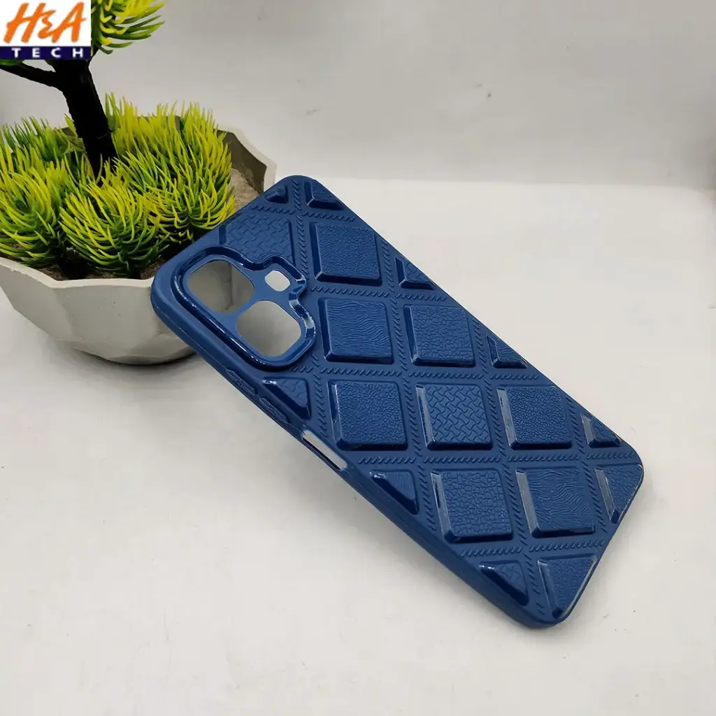 Infinix Smart 10|Tecno Spark Go 2|Pop 10 Soft Silicone Back Case (Navy Blue)