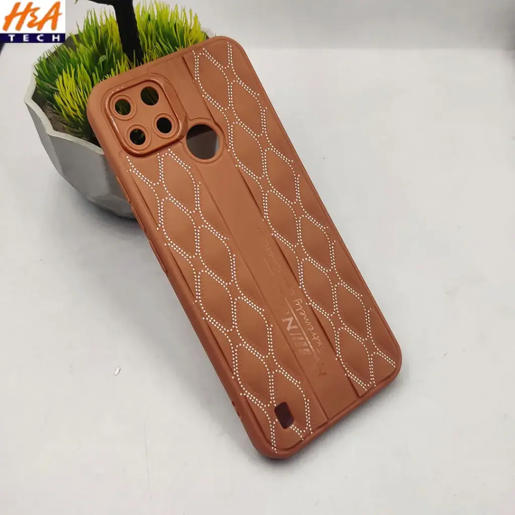 Oppo Realme C25Y|C21Y New Soft Silicone Back Case (Brown)