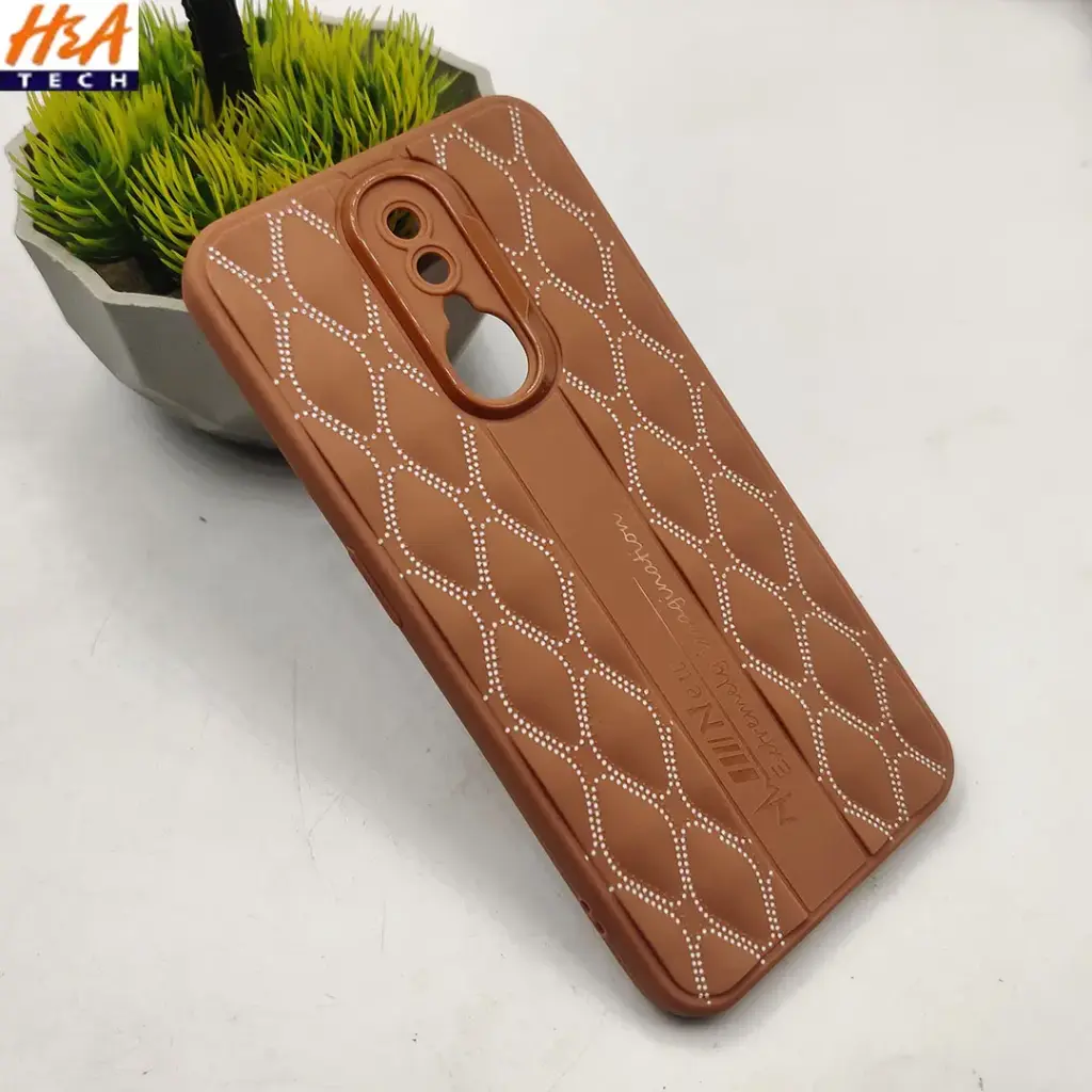 Oppo F11 New Soft Silicone Back Case (Brown)