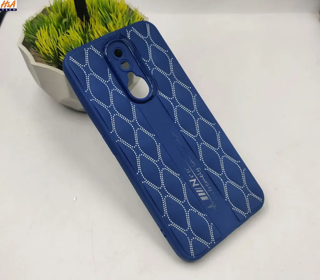 Oppo F11 New Soft Silicone Back Case (Navy Blue)