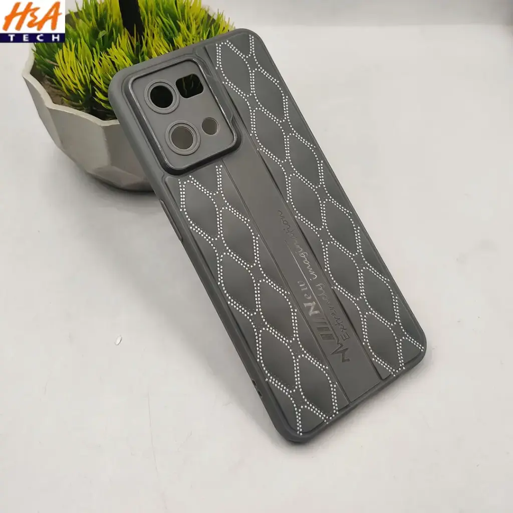 Oppo F21 Pro 4G New Soft Silicone Back Case (Gray)
