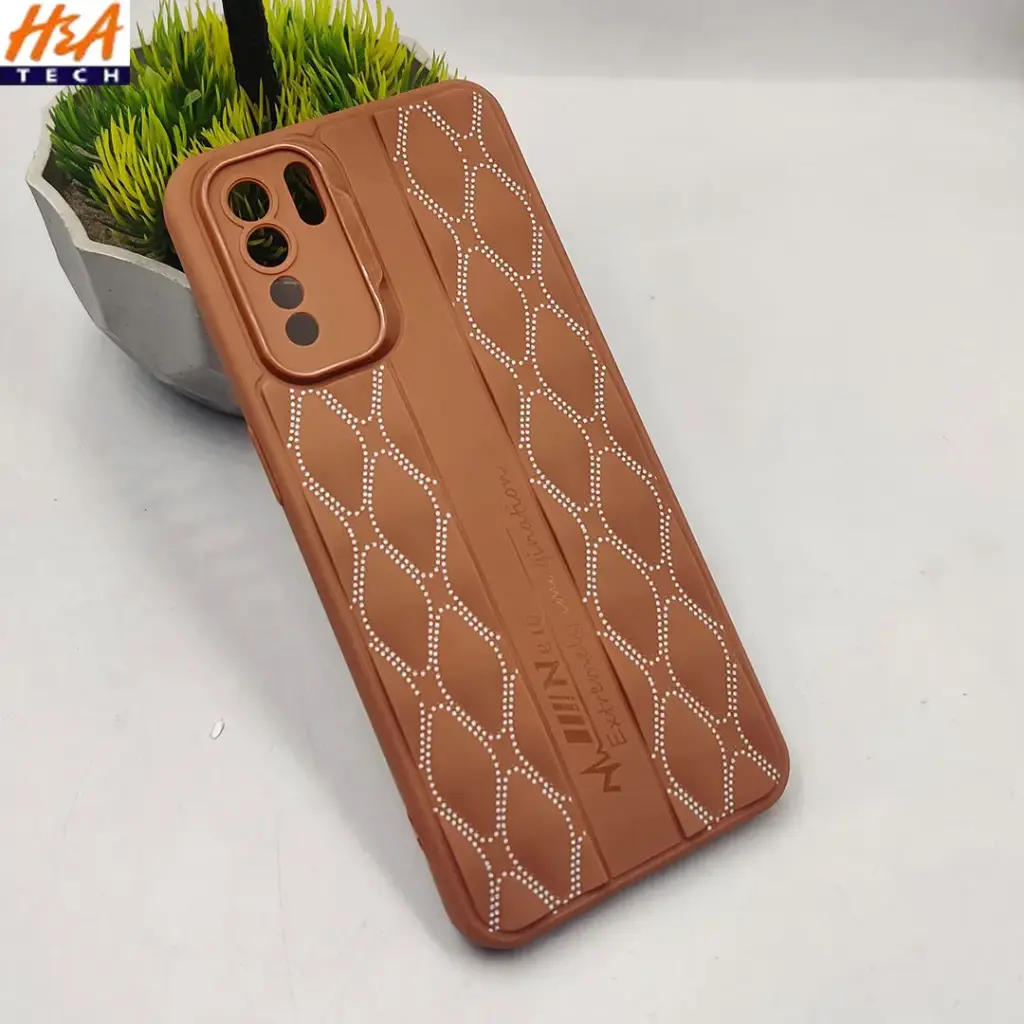 [PO14BOF15-61-13] Brown Soft Silicone Back Case Oppo Reno3 F15 A91 Slim Protective Cover