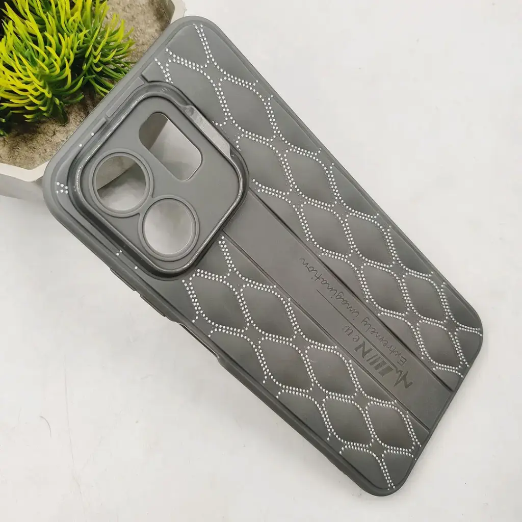 Infinix Hot 30 Play New Soft Silicone Back Case (Gray)