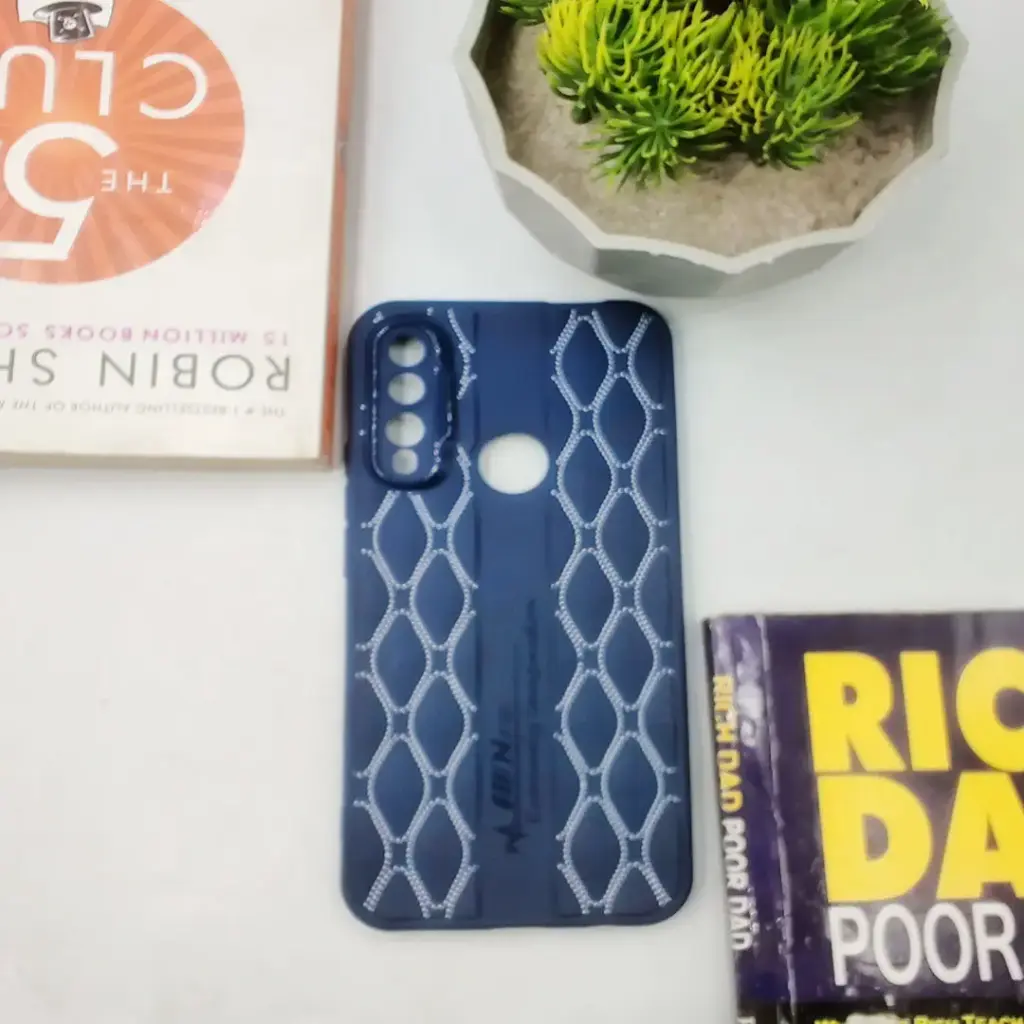 Huawei Y9 Prime 2019 New Soft Silicone Back Case (Navy Blue)