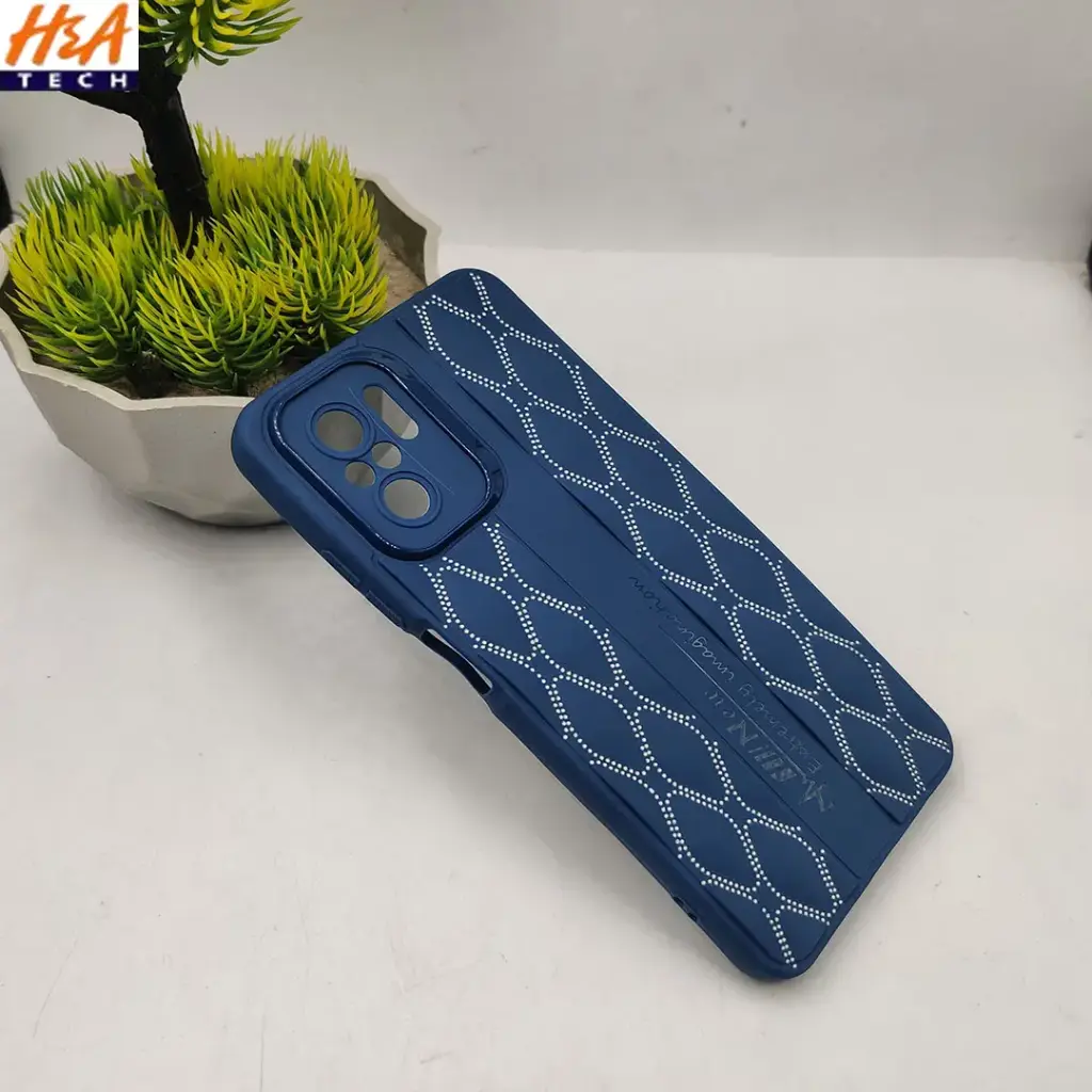 [PO14BMINOT10-61-17] Redmi Note 10/10s/Poco M5s Soft Silicone Back Case Navy Blue – Slim Fit