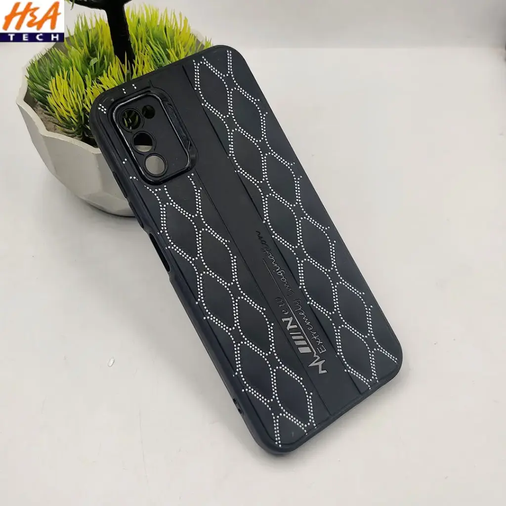 Samsung Galaxy A03s|A02s New Soft Silicone Back Case (Black)