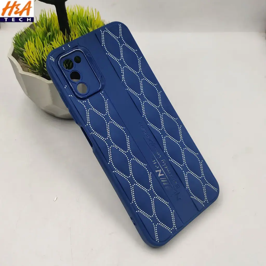 Samsung Galaxy A03s|A02s New Soft Silicone Back Case (Navy Blue)